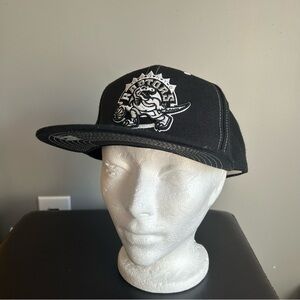 Mitchell & Ness Black & White Snap Back Toronto Raptors Baseball Hat